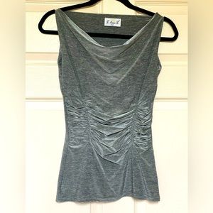 Ti Amo Ti Silver Tank Top - size Small